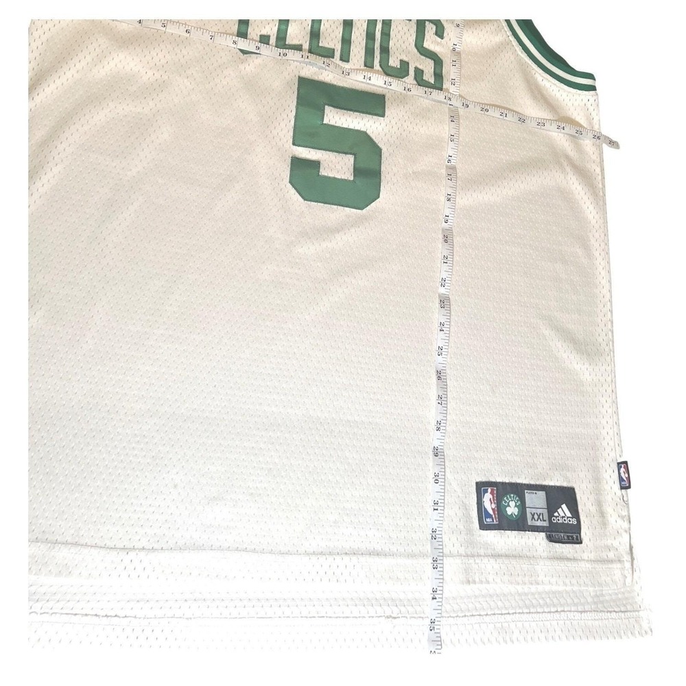 Adidas Boston Celtics Kevin Garnett #5 NBA Stitched Jersey Men's XXL 90's Retro - Picture 4 of 7